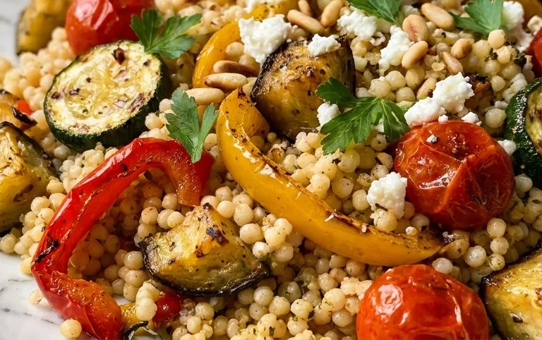 Röstgemüse Couscous für Geschmacksexplosion