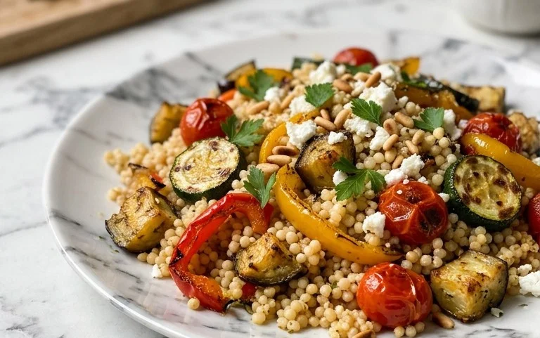 Röstgemüse Couscous für Geschmacksexplosion