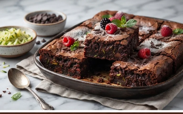 Chocolate Zucchini Brownies Recipe
