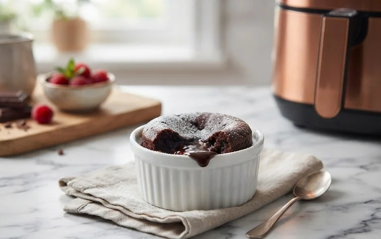 Air Fryer Lava Cake