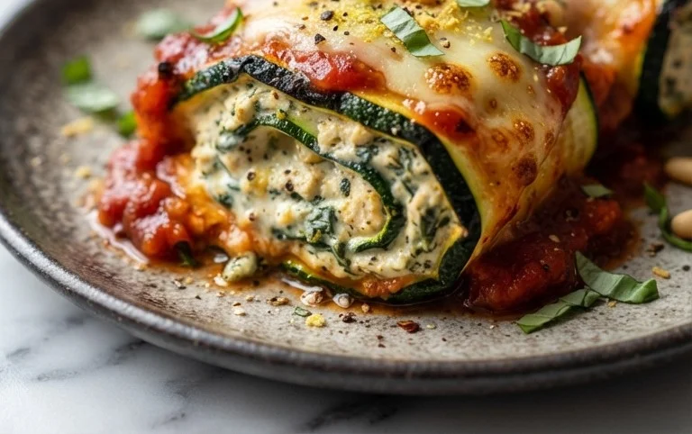 Vegan Zucchini Rollatini