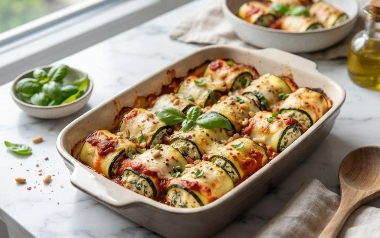 Vegan Zucchini Rollatini