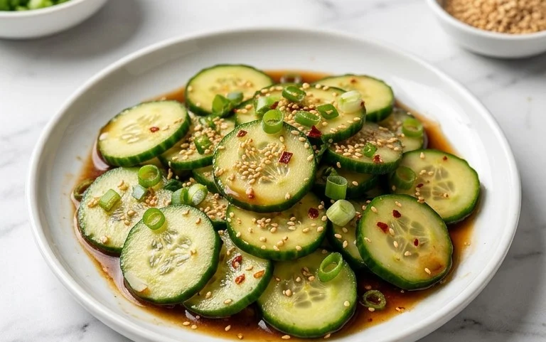 Easy Asian Cucumber Salad
