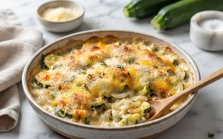 Easy Cheesy Zucchini Casserole