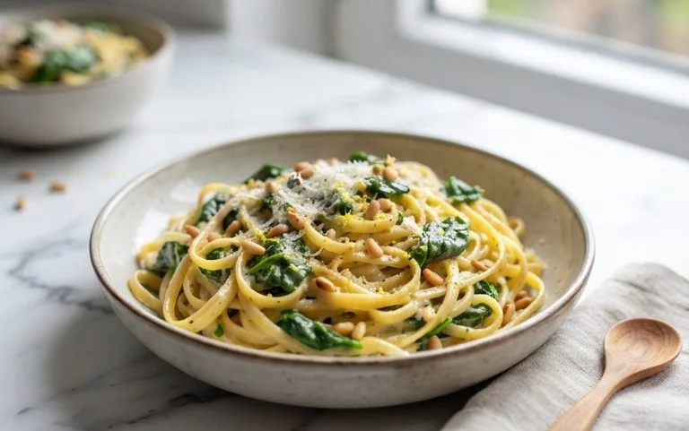 Spinach Lemon Pasta