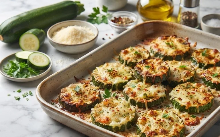 Baked Parmesan Zucchini