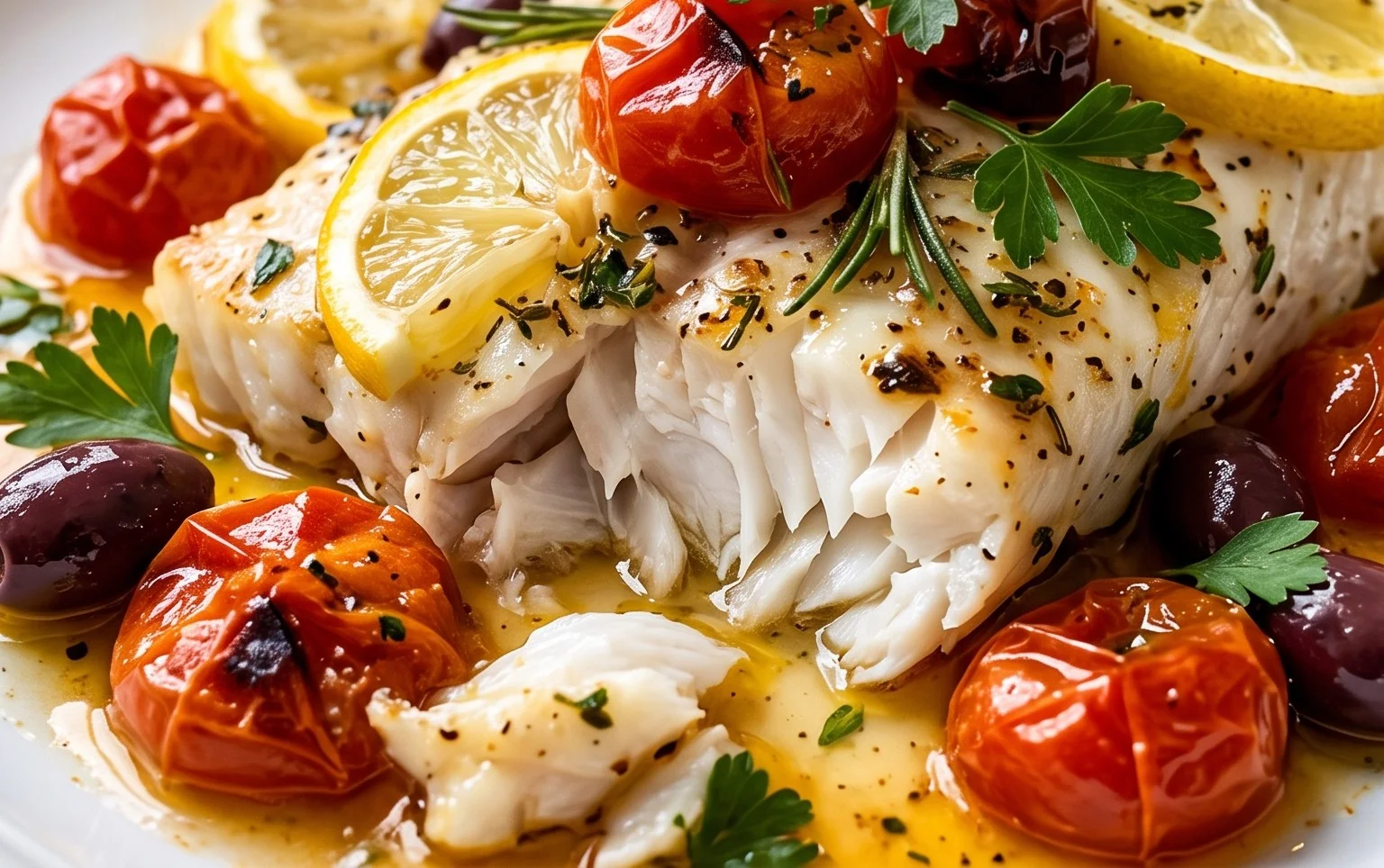 Easy Mediterranean Baked Fish Recipe - Flavorful & Quick