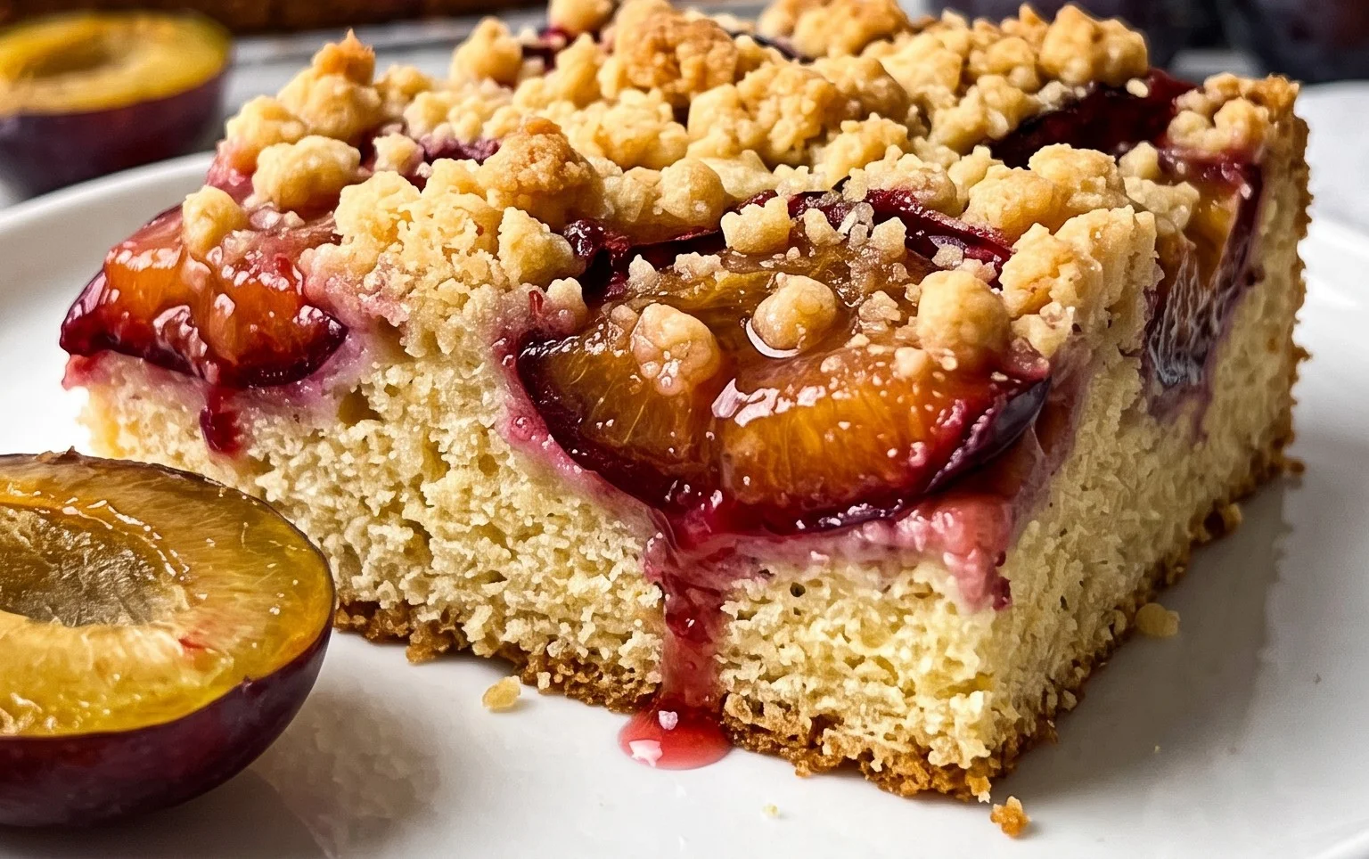 Schneller Pflaumenkuchen vom Blech