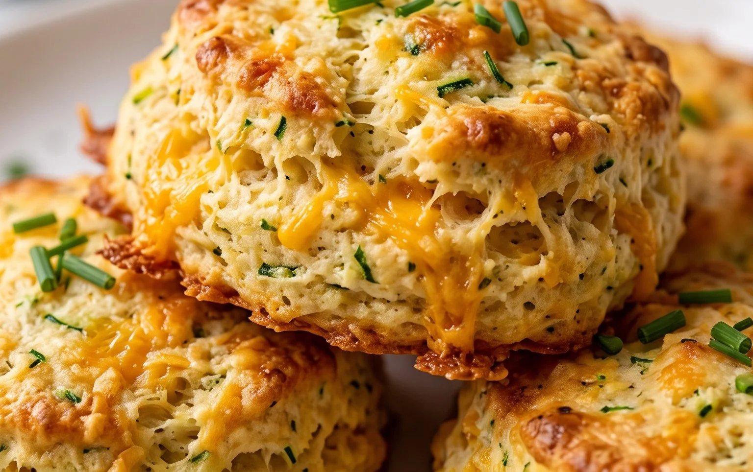 Zucchini Cheddar Biscuits