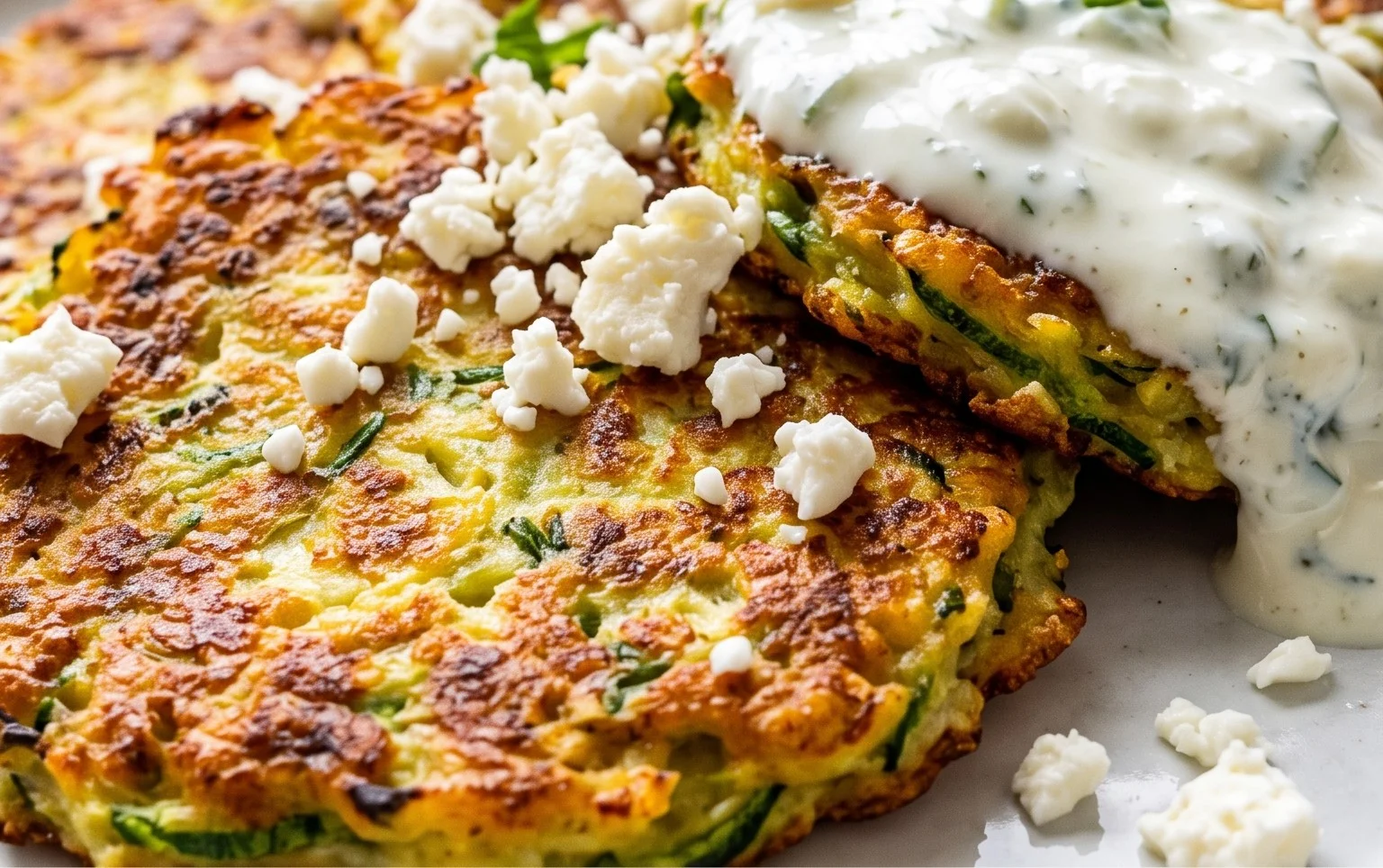 Zucchinipuffer mit Feta und Tzatziki: Das Unglaubliche Ultimative Rezept für 4 Portionen