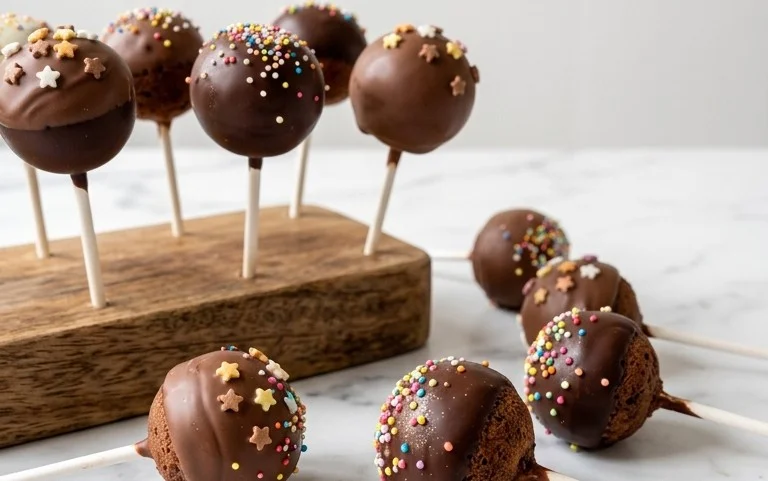 Kuchen am Stiel - einfaches Kindergeburtstags-Rezept