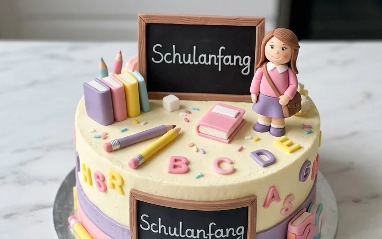 Einschulungstorte für Mädchen – Anleitung zum Selbermachen