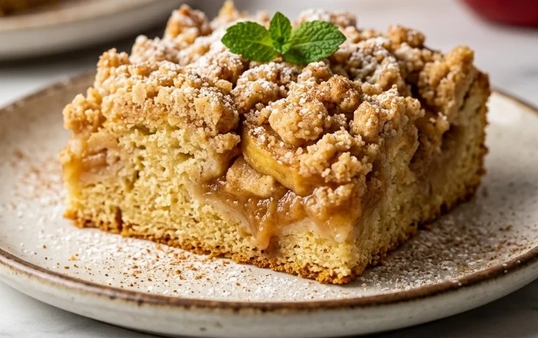 Apfelkuchen vom Blech mit Streusel – einfach lecker