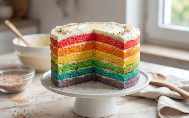 Regenbogenkuchen – einfach selbermachen