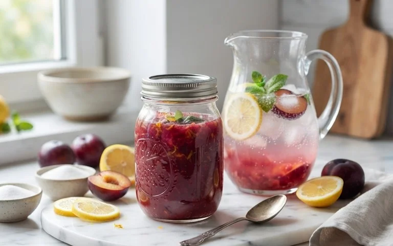 Plum Lemonade Concentrate